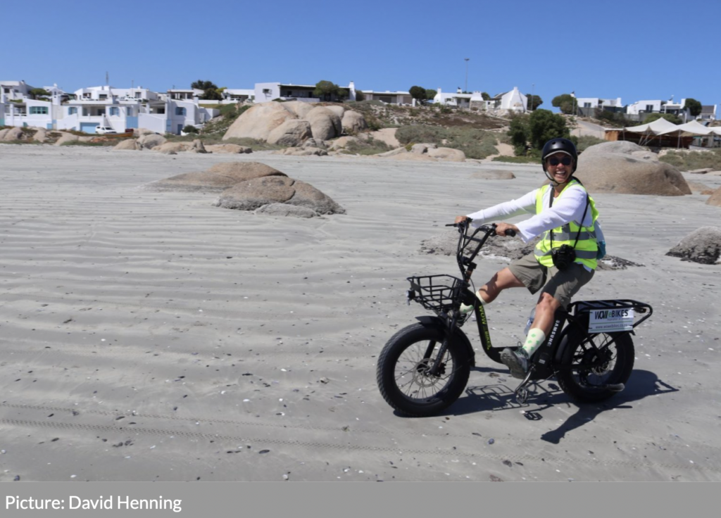 Image showing e-biking in Paternoster