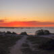 Image showing sunset over Paternoster beach from Gonana Guesthouse | Paternoster accommodation | self-catering